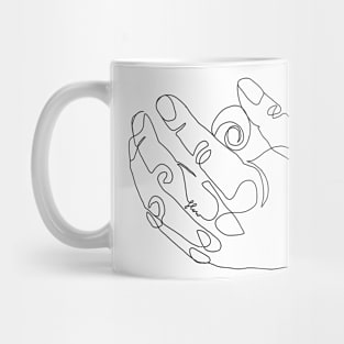 Hand with circle Mug